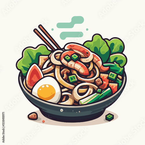 cuisine, delicious, traditional, meal, asian, food, dish, plate, singapore, dinner, malaysia, chinese, lunch, penang, stir, char, tasty, asia, teow, shrimp, noodles, sauce, noodle, hawker, popular, fr