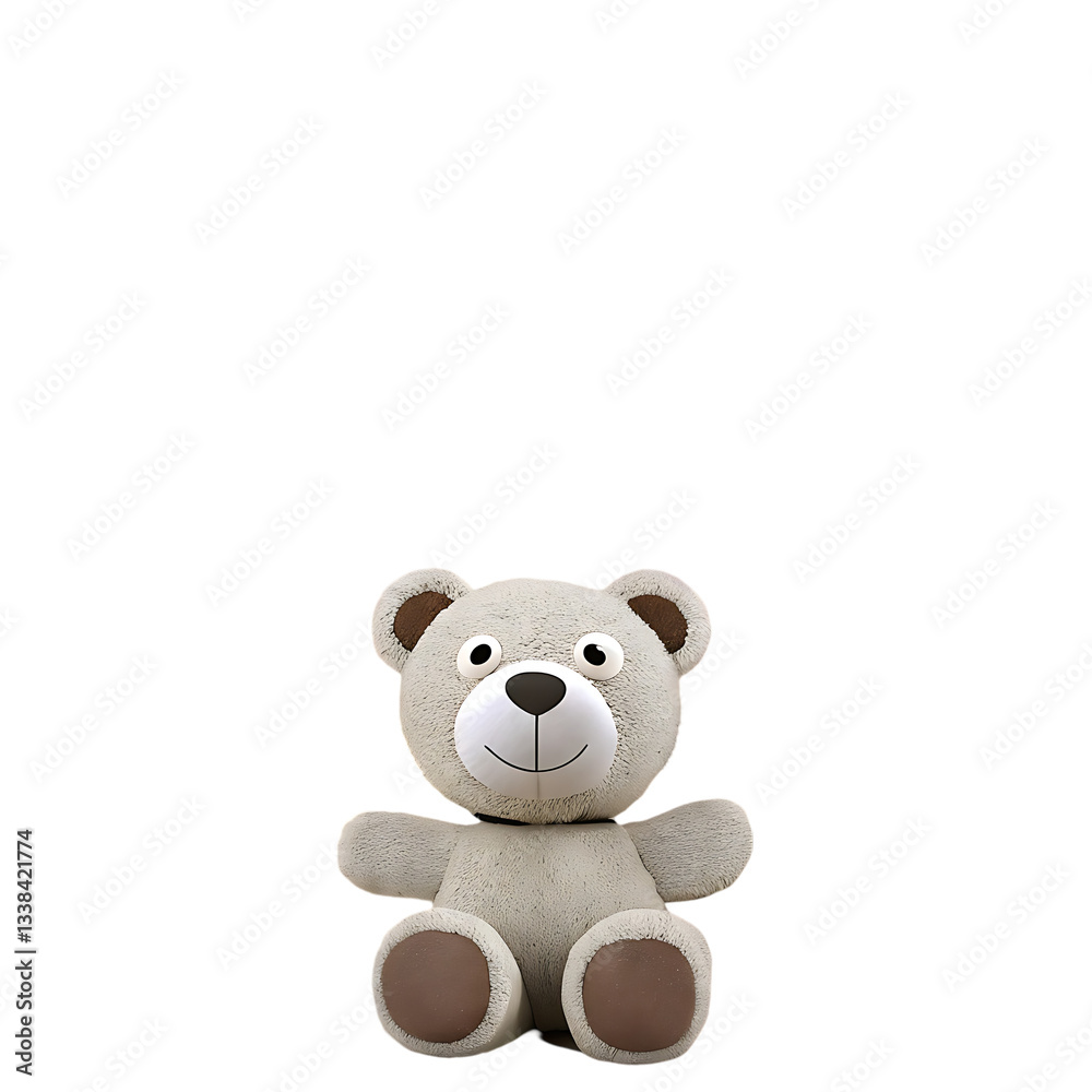 Obraz premium Adorable Plush Teddy Bear - Soft & Cuddly Stuffed Toy