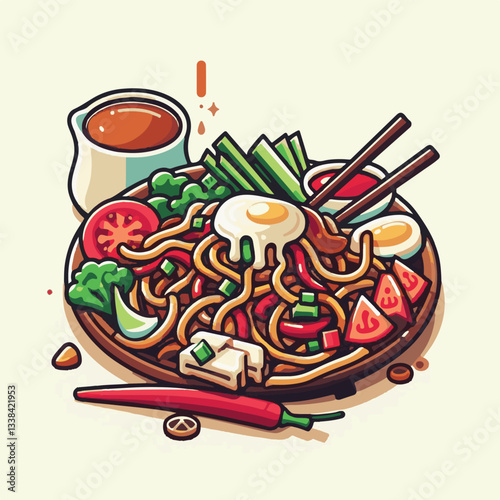 cuisine, delicious, traditional, meal, asian, food, dish, plate, singapore, dinner, malaysia, chinese, lunch, penang, stir, char, tasty, asia, teow, shrimp, noodles, sauce, noodle, hawker, popular, fr