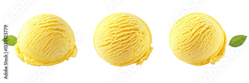 yellow ice cream