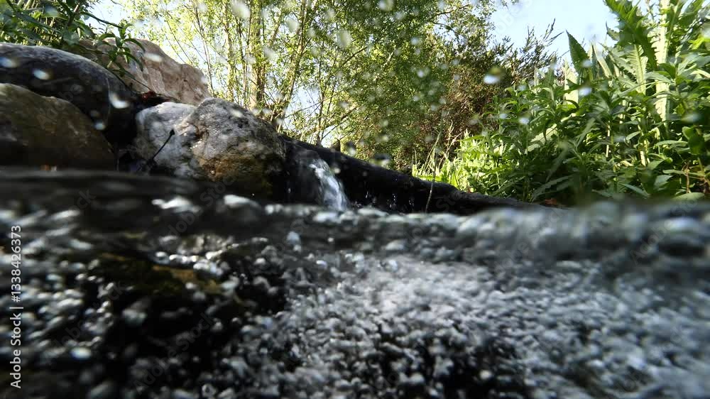 river flowing clean water scenery mediterranean water sources river flowing clean water scenery mediterranean water sources