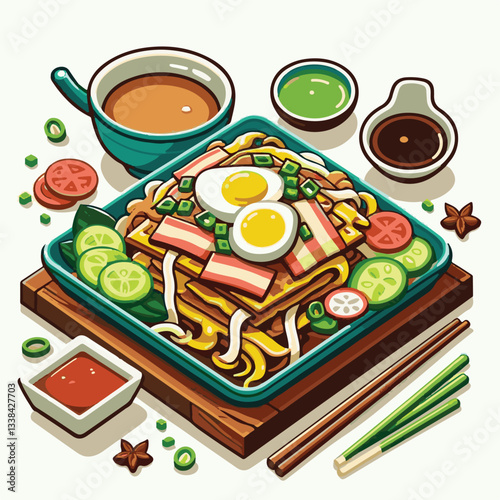 cuisine, delicious, traditional, meal, asian, food, dish, plate, singapore, dinner, malaysia, chinese, lunch, penang, stir, char, tasty, asia, teow, shrimp, noodles, sauce, noodle, hawker, popular, fr