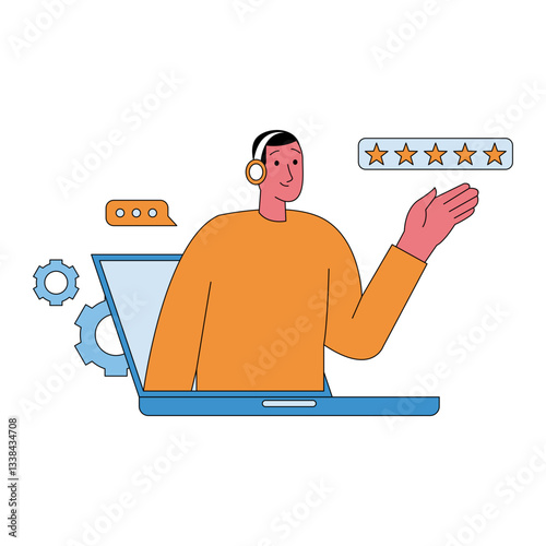 Customer Service Illustration