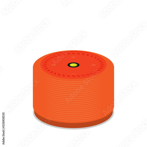 Flat vector bluetooth speakers