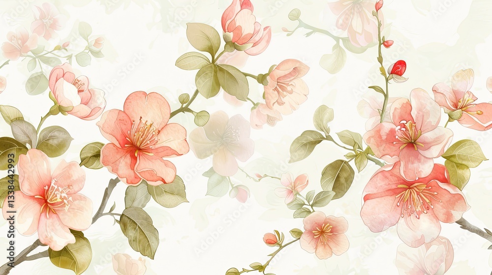 Fototapeta flowering branch
