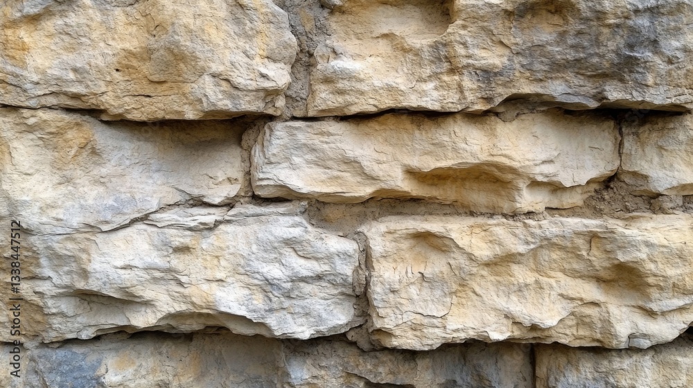 Fototapeta premium Rough Stone Wall Texture Background Image