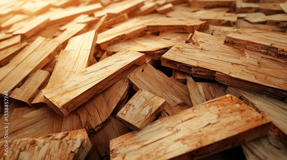 A Pile Of Rough Hewn Wooden Blocks A Pile Of Rough Hewn Wooden Blocks