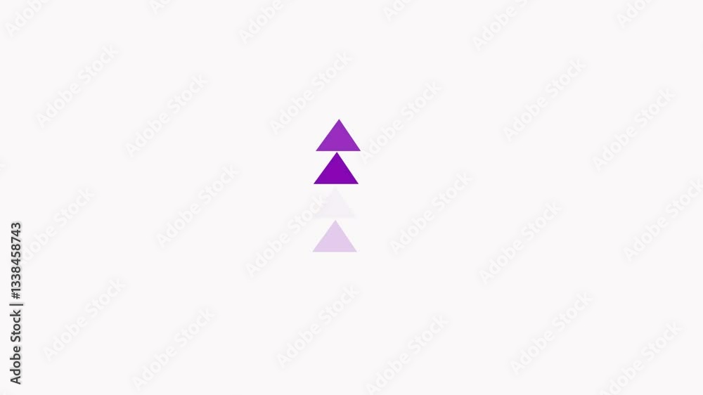 purple swipe arrow upload internet speed concept icon animation with a white background. purple swipe arrow upload internet speed concept icon animation with a white background.