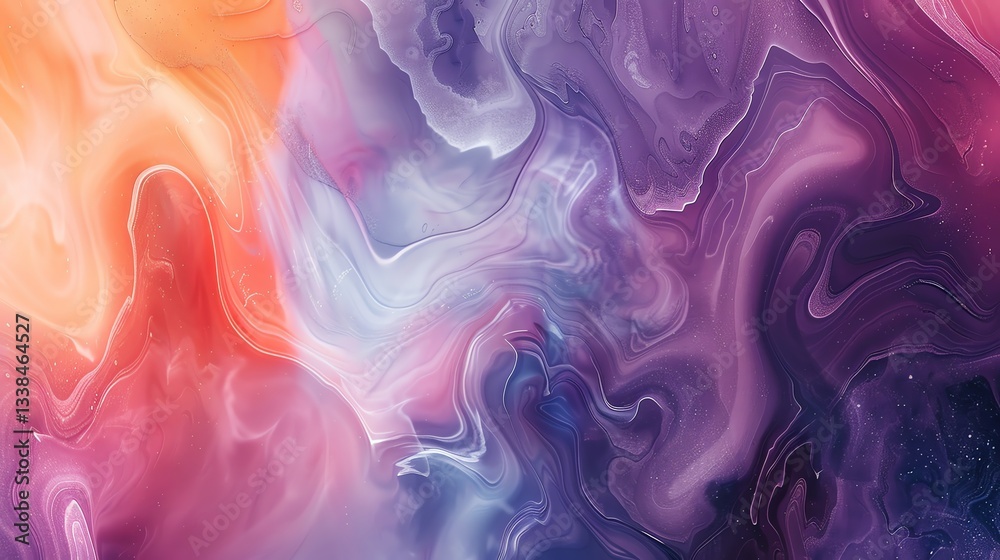 An abstract background with swirling, marbled patterns in shades of pink, purple, orange, and blue. An abstract background with swirling, marbled patterns in shades of pink, purple, orange, and blue.