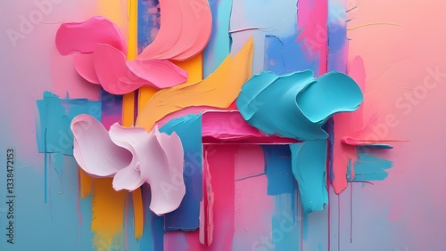 pink and blue