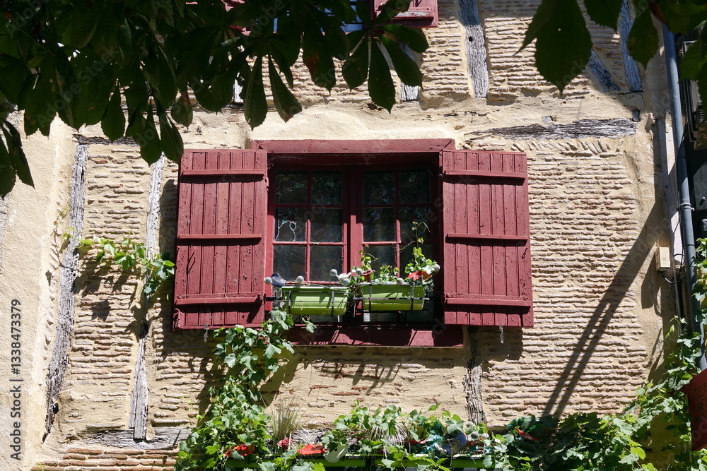 Fenster in Bergerac