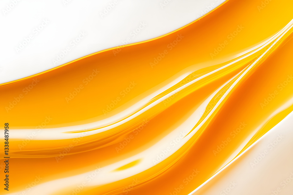 Naklejka premium Dynamic fluid color gradient background, abstract KV main visual business PPT background