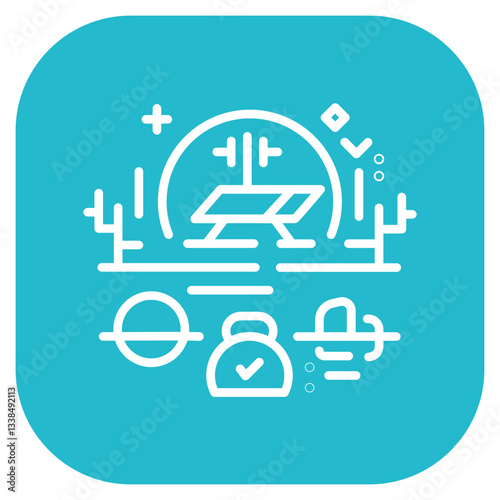 Fitness Center Icon