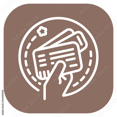 Ticket Booking Icon
