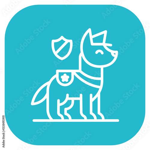 Police Dog Icon