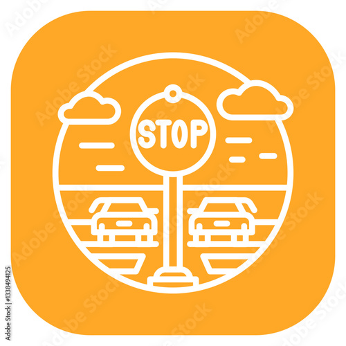 Traffic Stop Icon