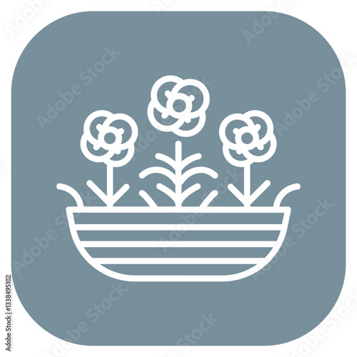 Flower Bed Icon