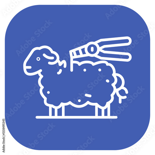 Sheep Shearing Icon