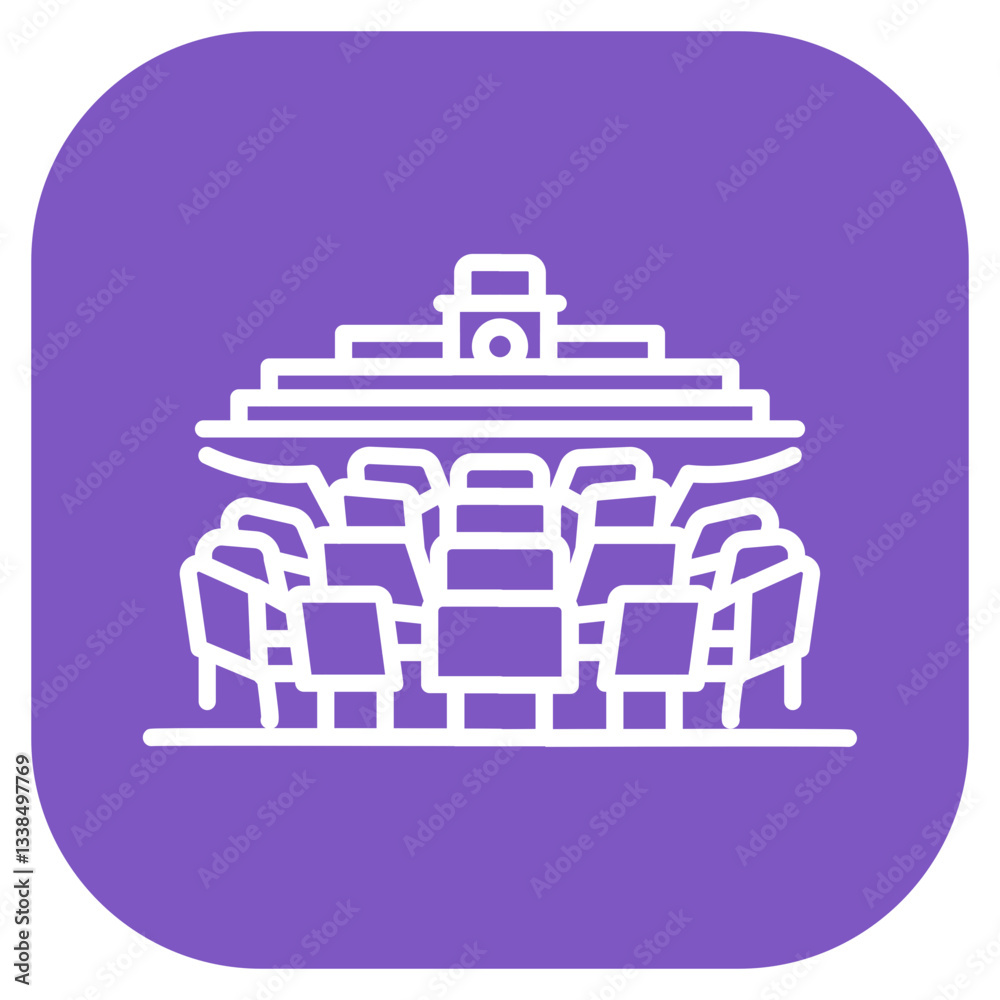 Lecture Hall Icon Lecture Hall Icon
