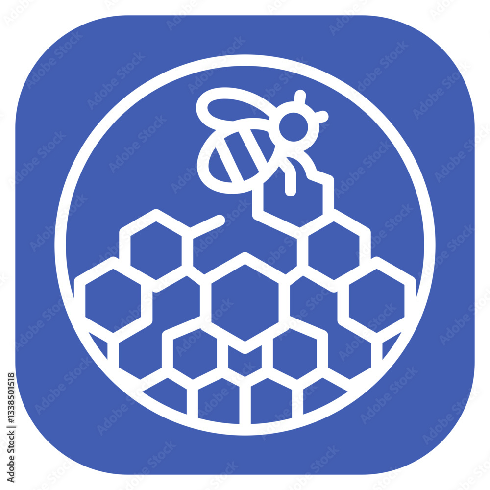 Obraz premium Honeycomb Vector Icon