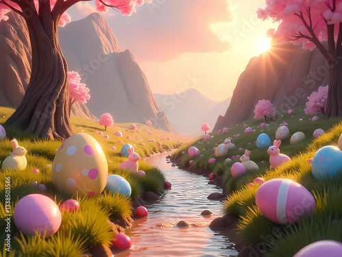  Enchanted Easter Valley: A Magical Spring Wonderland