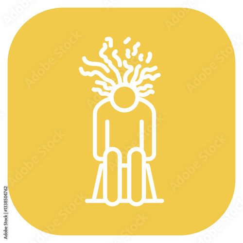 Mental Exhaustion Icon