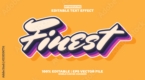 New finest editable text effect in new modern trend style