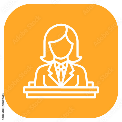 Front Desk Agent Icon