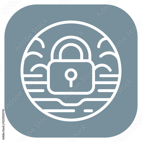 Room Lock Icon