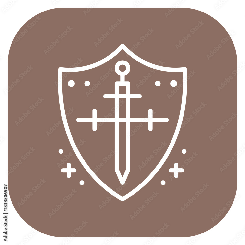 Crusader Shield Icon