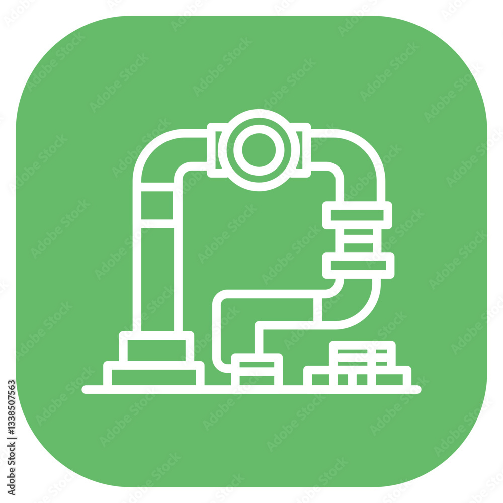 Fototapeta premium Offloading Hose Icon