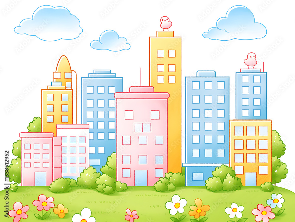 Urban building complex future technology business finance concept PPT background Urban building complex future technology business finance concept PPT background