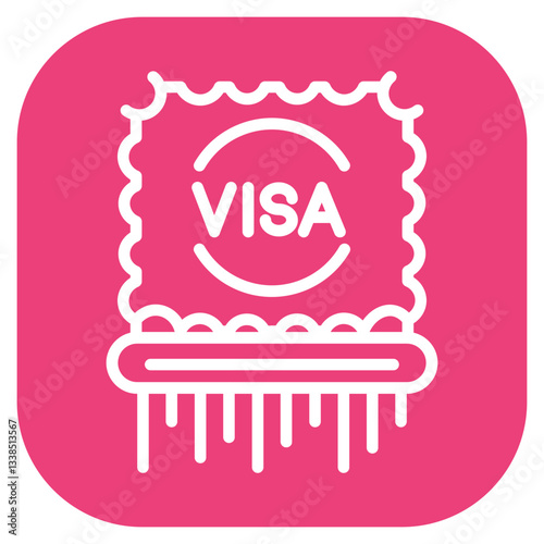 Visa Stamp Icon