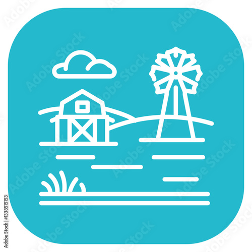 Cattle Ranch Icon