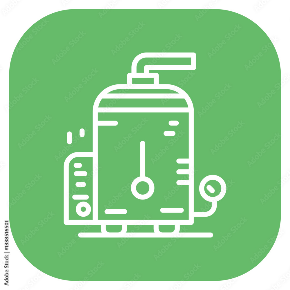 Fototapeta premium Steam Boiler Icon