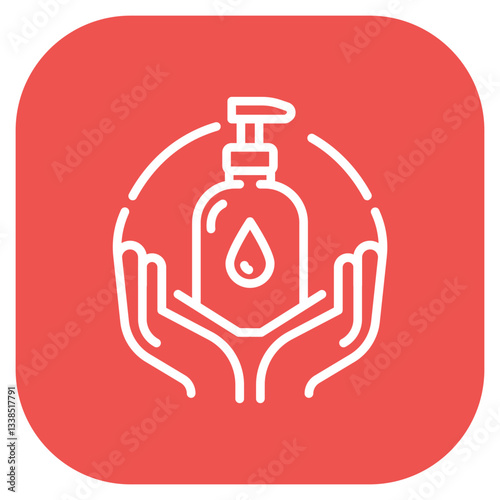 Hand Lotion Vector Icon