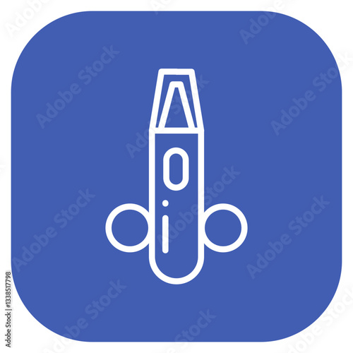 Nose Hair Trimmer Vector Icon