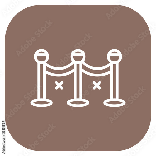 Crowd Control Vector Icon