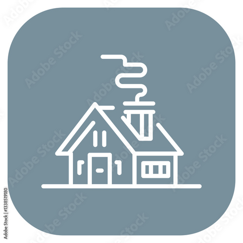 Winter Chalet Icon
