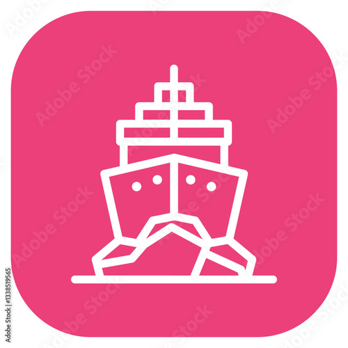 Icebreaker Ship Icon