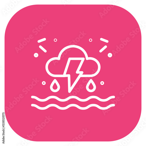 Flash Flood Icon