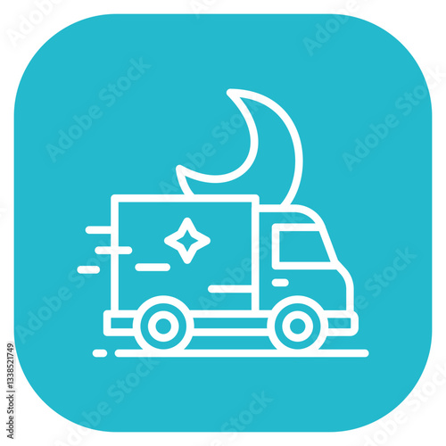Overnight Delivery Vector Icon