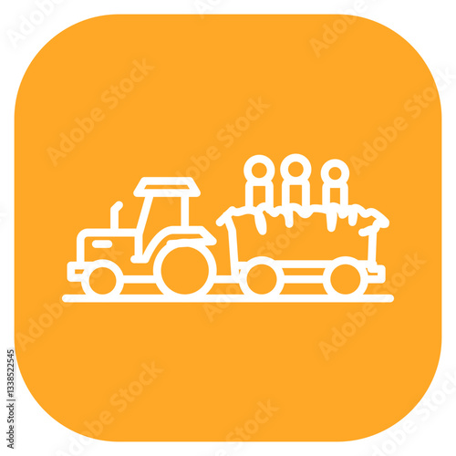 Hayride Vector Icon