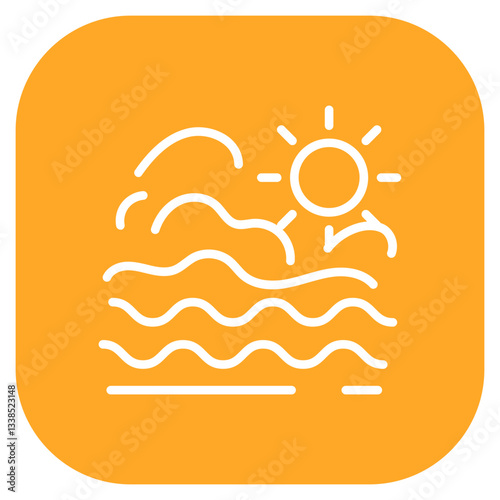Fog Bank Vector Icon