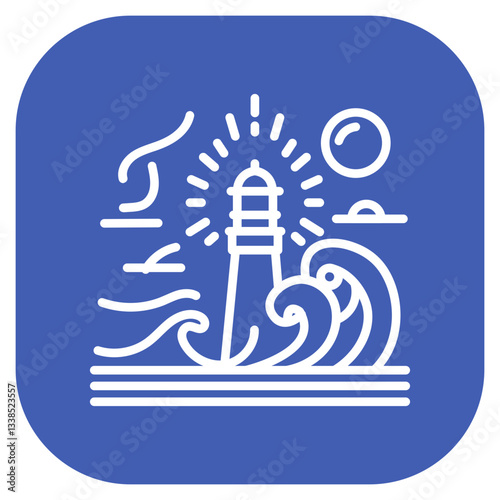 Storm Surge Vector Icon