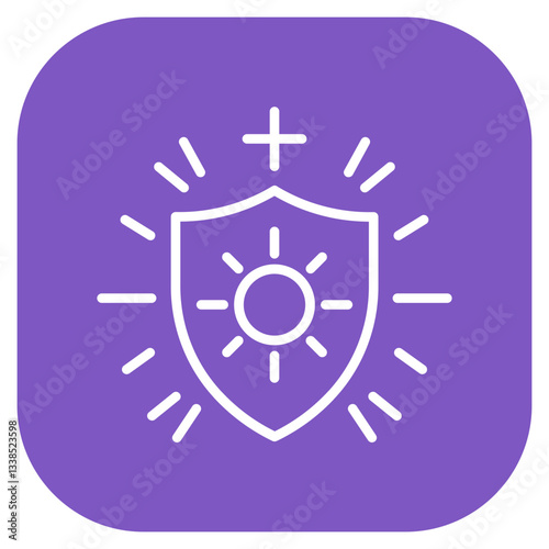 UV Protection Vector Icon
