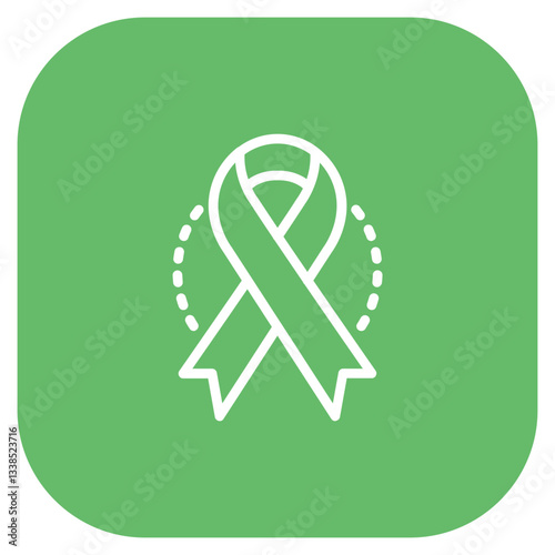Black Ribbon Vector Icon