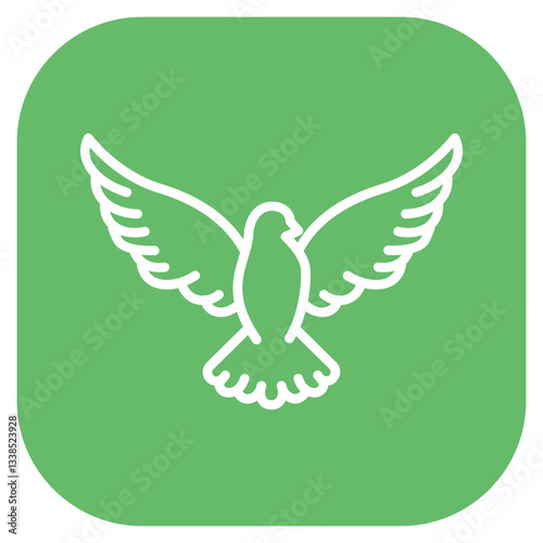 Dove Release Vector Icon