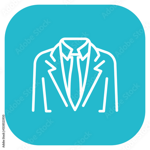 Funeral Suit Vector Icon