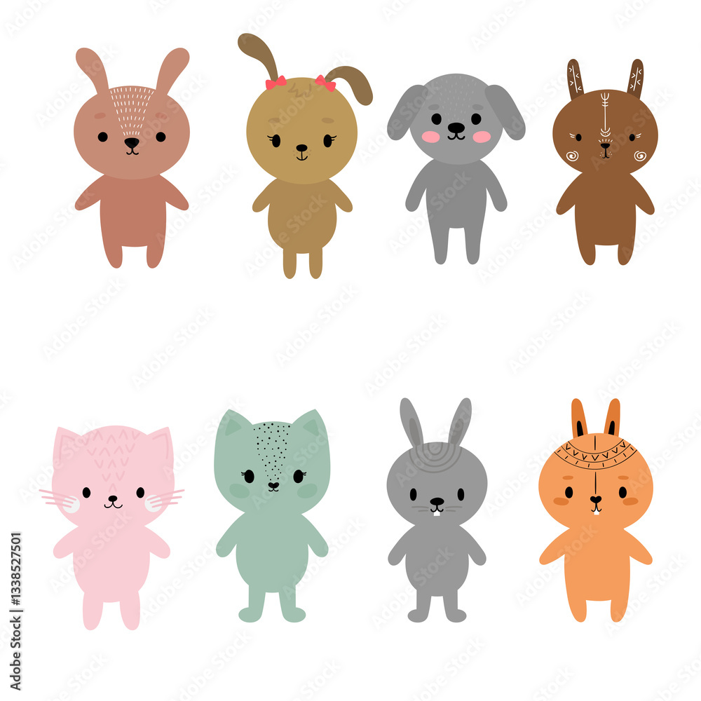set of animals set of animals